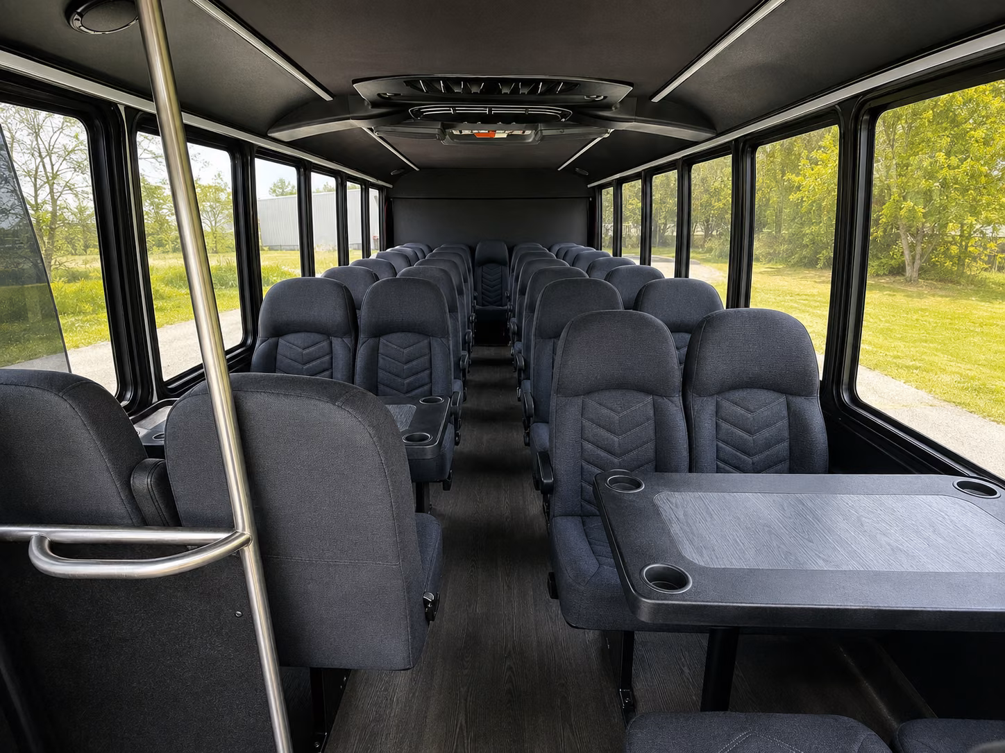 scottsdale 18 passenger minibus inside