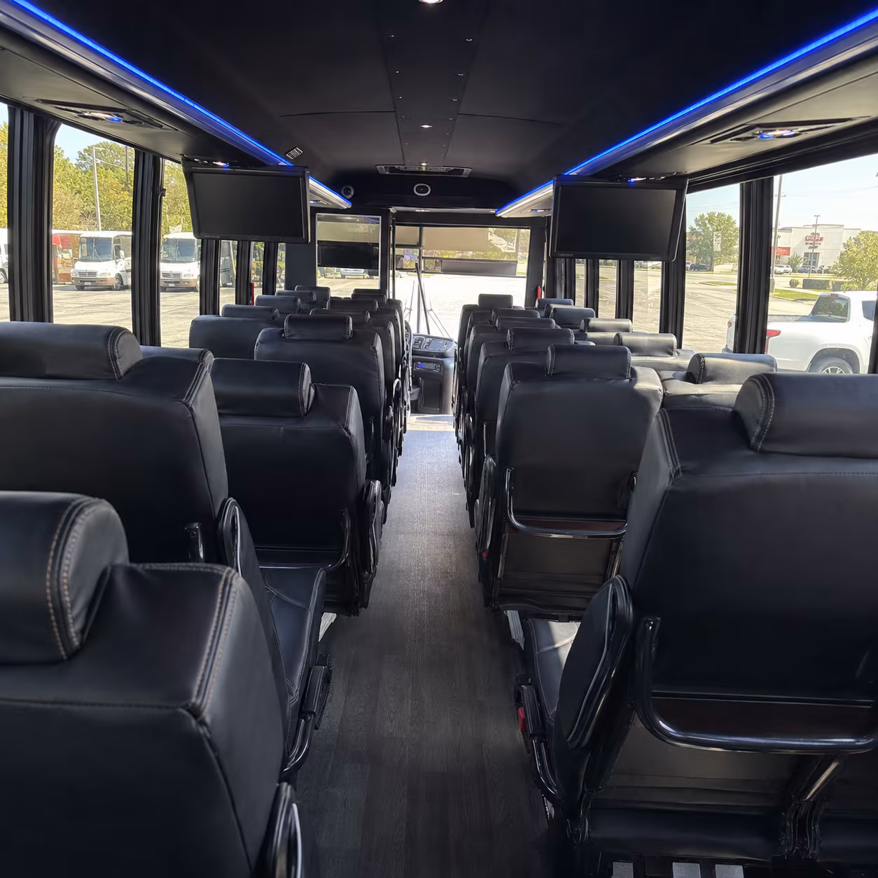 scottsdale 25 passenger minibus inside