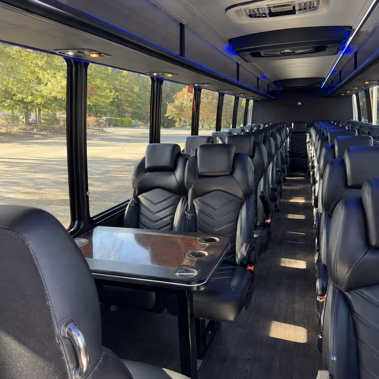 scottsdale 28 passenger minibus inside