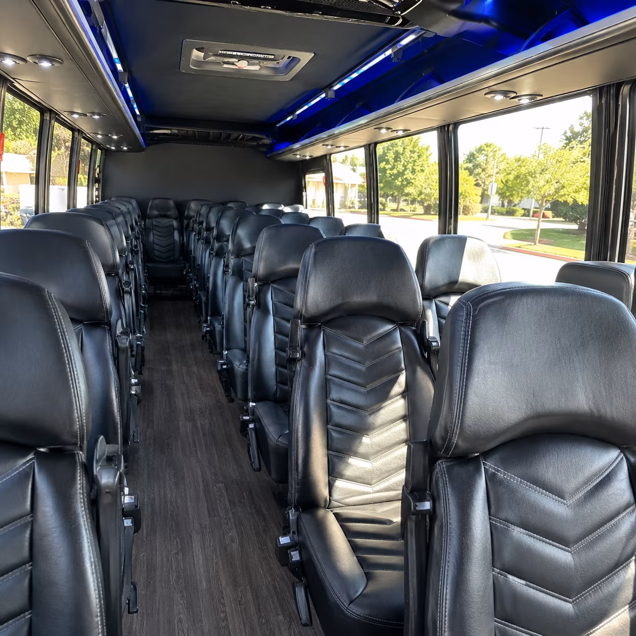 scottsdale 35 passenger minibus interior