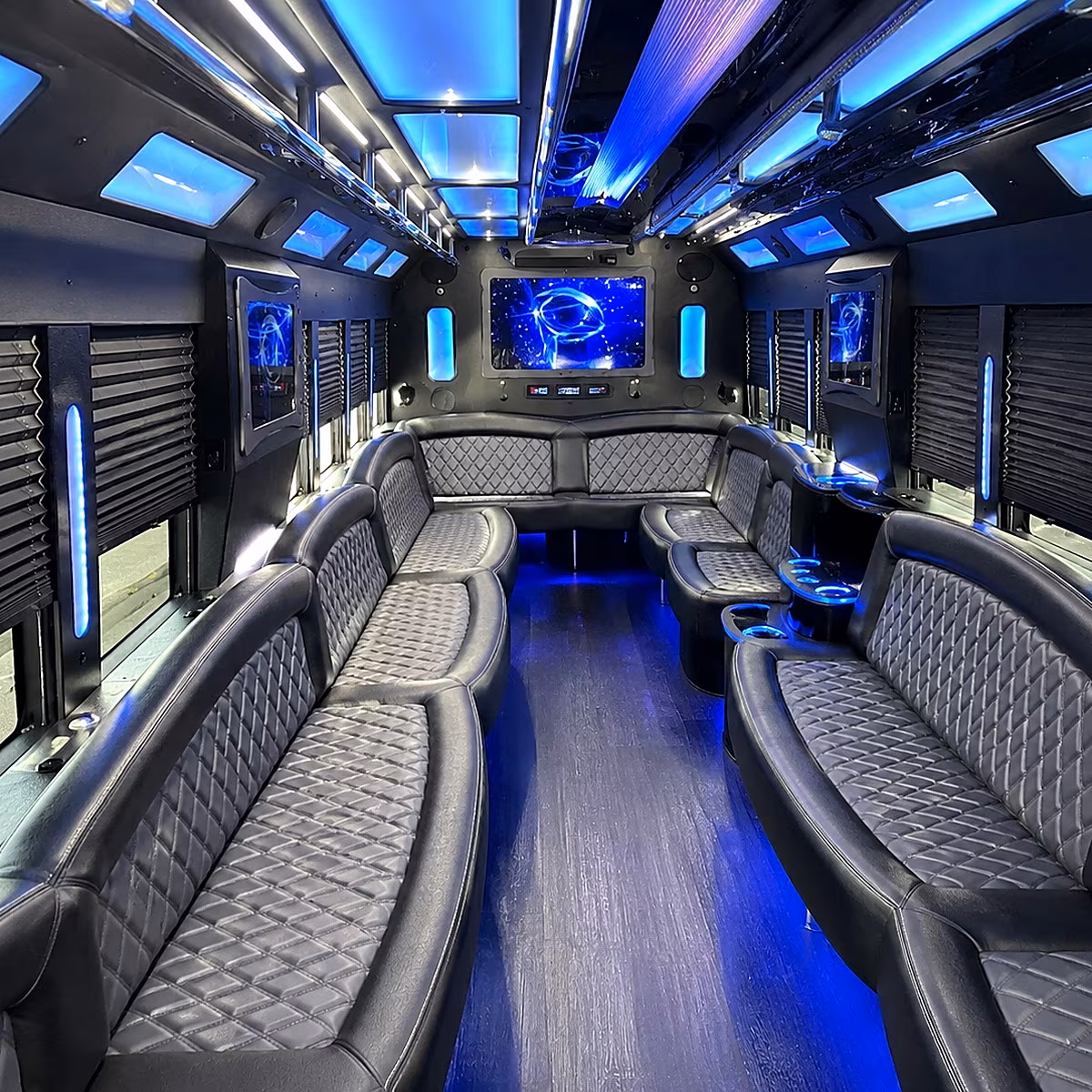 scottsdale party bus interior