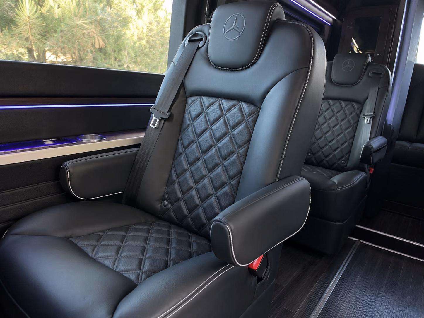 scottsdale sprinter van with driver inside